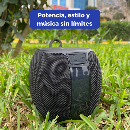🔊 Parlante Bluetooth portátil con luz LED