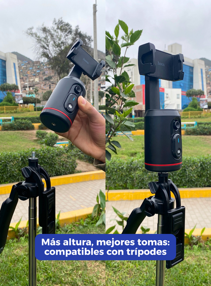 Mini Trípode IA con seguimiento facial 360°